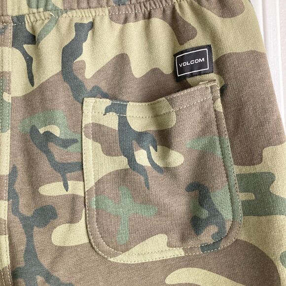 Volcom Men's Vamo elastic waist camouflage shorts NWT size Small - Picture 4 of 7